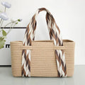 Handmade Large Capacity Straw Picnic Basket