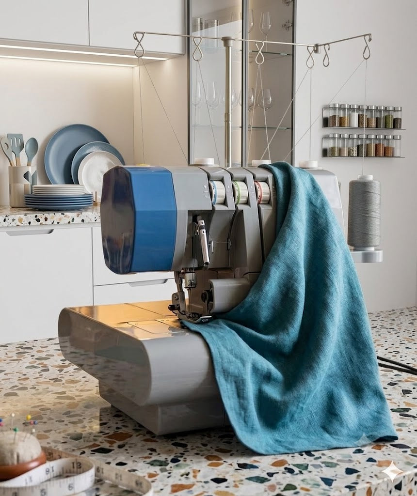 Metal Frame Serger Machine