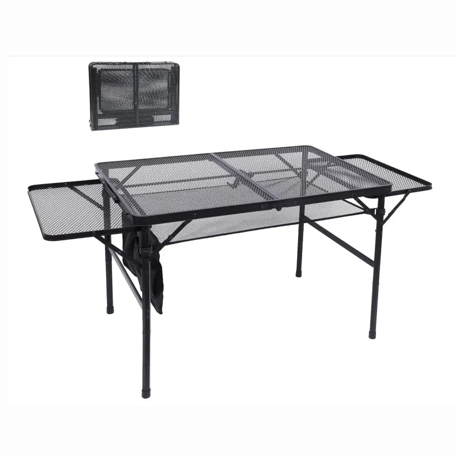 Folding Grill Table, Folding Adjustable Height&Width